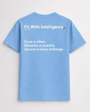 FitMind Noun Tee | Performance Edition | Azure Blue