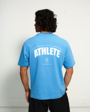 FitMind Athlete Tee | Performance Edition | Azure Blue