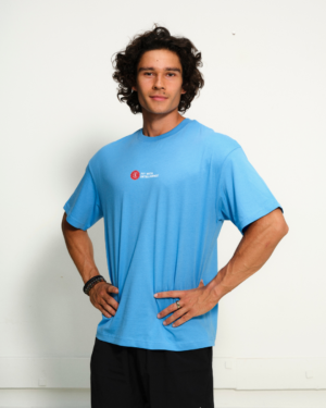 FitMind Noun Tee | Performance Edition | Azure Blue