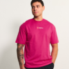 FitMind Noun Tee | Performance Edition | Fuchsia Rose