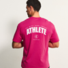 FitMind Athlete Tee | Performance Edition | Fuchsia Rose