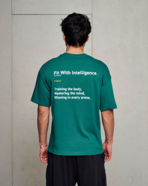 FitMind Noun Tee | Performance Edition | Alpine Green