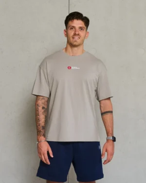 Alternative view of FitMind Athletic Tee | Drizzle Grey