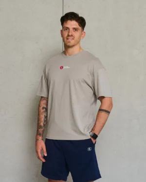 FitMind Athletic Tee | Drizzle Grey - Afbeelding 4