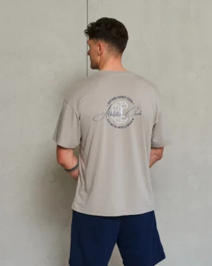 FitMind Athletic Tee | Drizzle Grey - Afbeelding 3