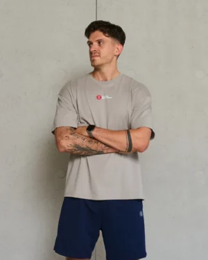 FitMind Athletic Tee | Drizzle Grey - Afbeelding 5