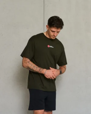 FitMind Outgrow Tee | Rosin Green - Afbeelding 3